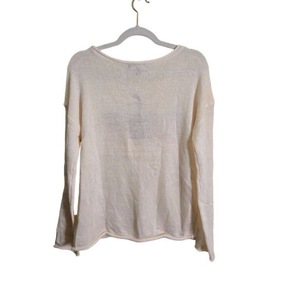 Marled Reunited Clothing NWT Red White Blue Love Sweater Size M - Picture 2 of 6